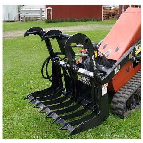 skid steer brush grapple attachments|used brush grapple skid steer.